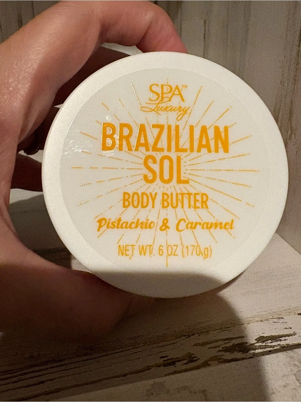 Spa Luxury Brazilian Sol Pistachio & Caramel Body Butter
